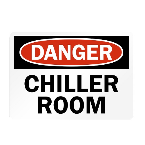 Usha Armour Chiller Plant Room Signage, Size: 12 x 10 Inch